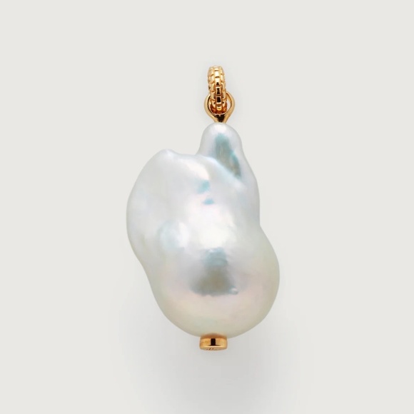 MONICA VINADER Jewelry - MONICA VINADER Large Baroque Pearl Pendant Charm 18K Gold Vermeil